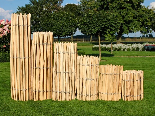 Hazel wood fence roll - wood,