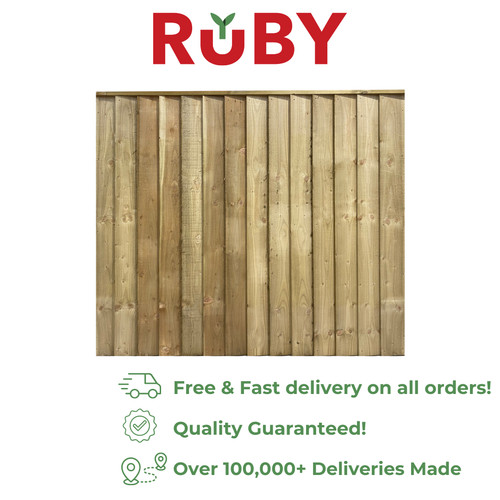 Ruby premium closeboard fence - ruby,