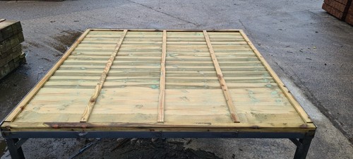 Fence panel jig - waney, lap