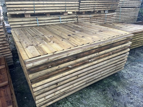 Pressure treated 6x5 feather - pressure,