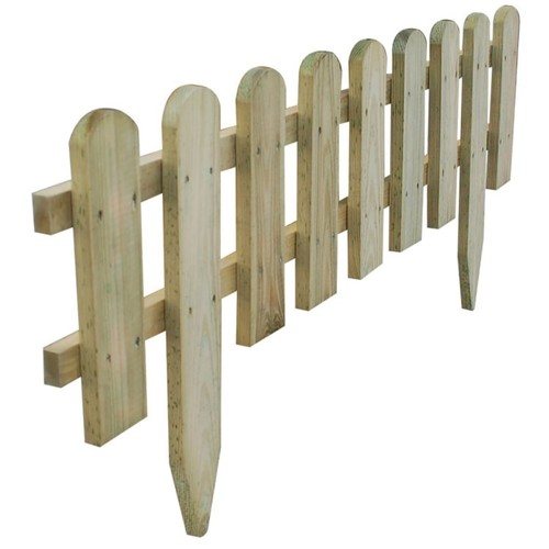 Wooden picket fence garden - fence,